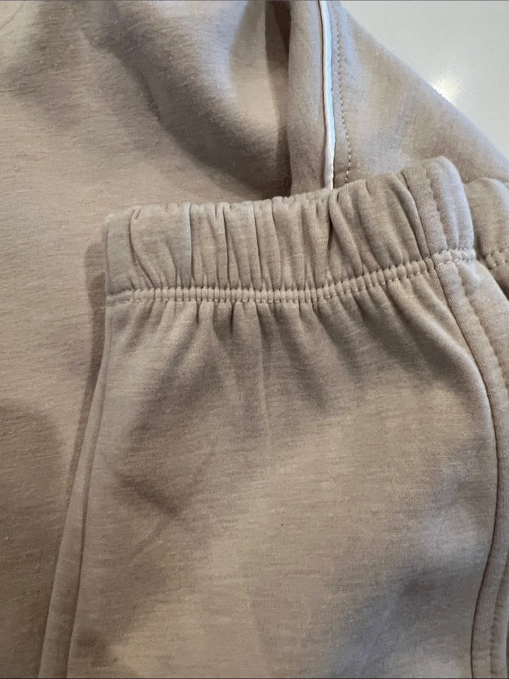 Yogalicious Kids Beige Cropped Hoodie & Jogger Set